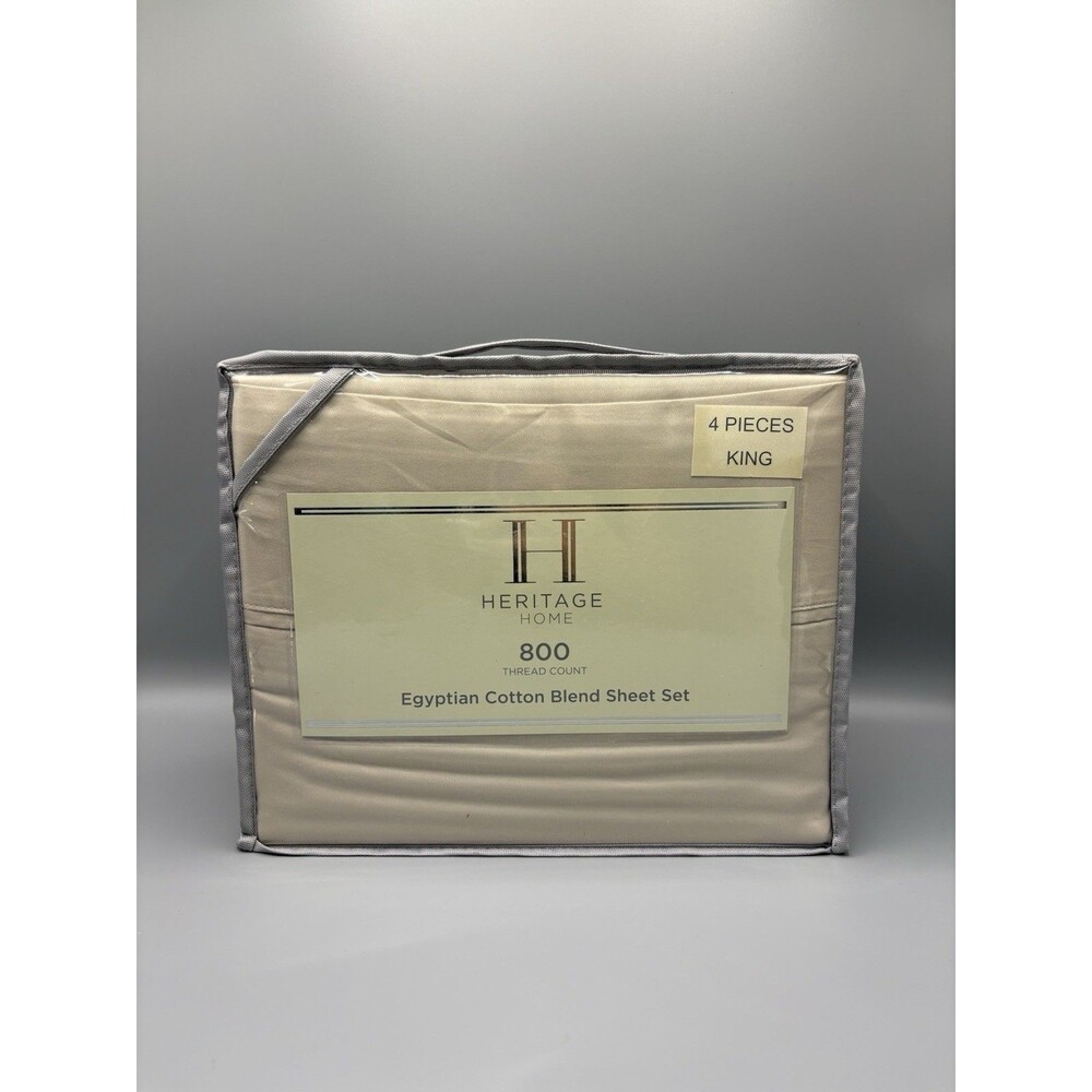 Heritage Home - 800 Thread Count - Egyptian Cotton King Sheet Set